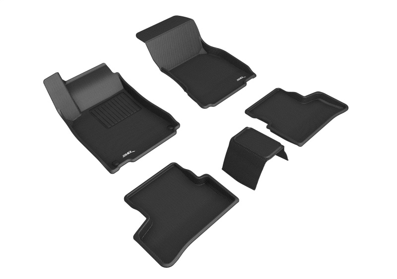 Mercedes-Benz AMG GLA35 Floor Mats - 3D MAXpider - KAGU Series, Carbon Fiber Embossed Pattern - Black - `21-`24 Mercedes-Benz AMG GLA35 Floor Mats - 3D MAXpider - KAGU Series, Carbon Fiber Embossed Pattern - Black - `21-`24